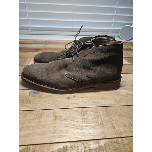 Gordon Rush Austin Suede Chukka Boots Gray Mens Size 10 Medium main image 4